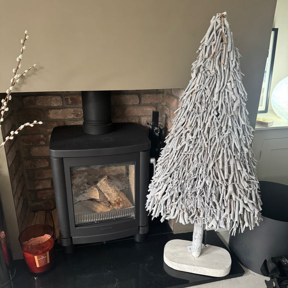 Large Christmas Whitewashed Twig Tree H120cm*CLICK & COLLECT ONLY*