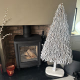 Large Christmas Whitewashed Twig Tree H120cm*CLICK & COLLECT ONLY*