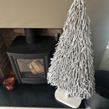 Large Christmas Whitewashed Twig Tree H120cm*CLICK & COLLECT ONLY*