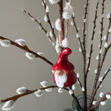 Ceramic Hanging 6cm Red Gonk