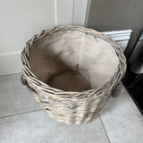 Small Round Wicker Log H27cm Basket