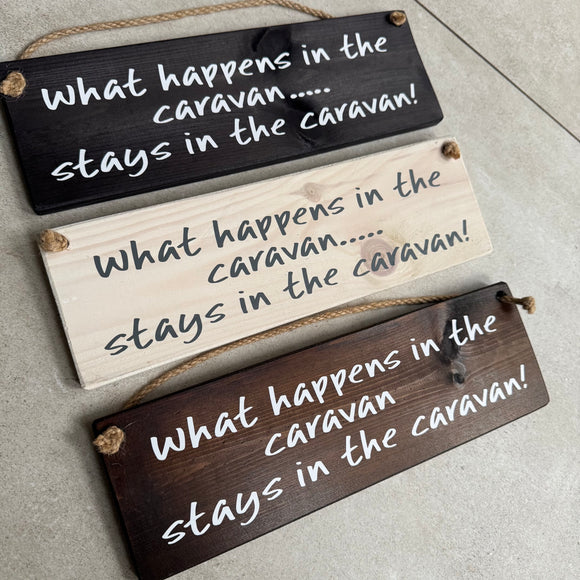 Wooden Hanging Sign - 