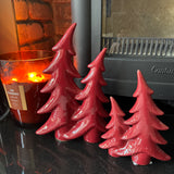 Ceramic glazed Red Bendy Double Trees&nbsp;
Available in 2 sizes - Medium 20cm &amp; Large 29cm&nbsp;