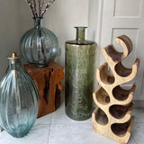Teak Wine Rack - 6 hole  *CLICK & COLLECT ONLY*