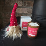 Christmas Small Gift - Gonk & Votive Gift Wrapped