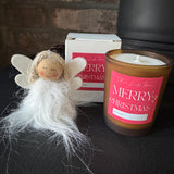 Christmas Small Gift - Gonk & Votive Gift Wrapped