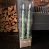 Flameless LED Sage Green Pillar Candle - 2 sizes