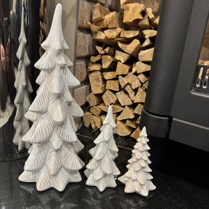 Ceramic Neutral glazed Tree - 3 sizes