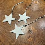 Chalk - Small white porcelain Star 5cm