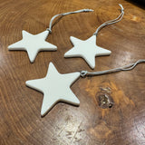 Chalk - Small white porcelain Star 5cm