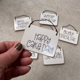 Small Wooden Gift tag / Signs