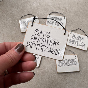 Small Wooden Gift tag / Signs