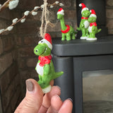 Fun Christmas Hanging Decoration - Dinosaurs