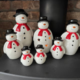 Ceramic hanging Tree decoration - Classic Snowman