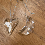 Crystal Hanging Decoration - Heart 4.5cm