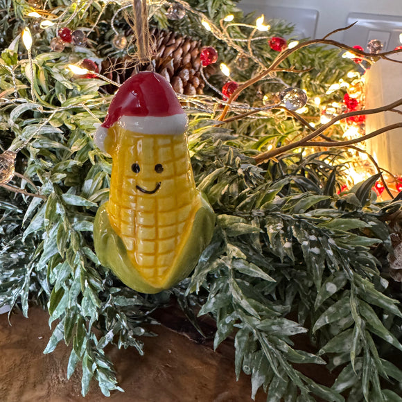 Fun Christmas Hanging Decoration - Corn on the Cob