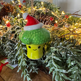 Fun Christmas ceramic Hanging Decoration
Broccoli with a big smile and wearing a santa hat 7cm&nbsp;