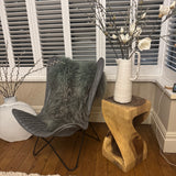 Teak Twist Side Square Table 60cm  *CLICK & COLLECT ONLY*