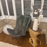 Teak Twist Side Square Table 60cm  *CLICK & COLLECT ONLY*