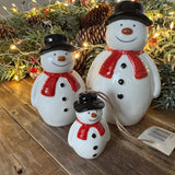 Ceramic hanging Tree decoration - Classic Snowman