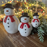 Ceramic hanging Tree decoration - Classic Snowman