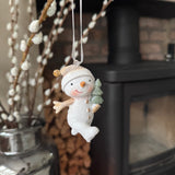 Hanging Cute Ceramic Snowmen - 3 styles