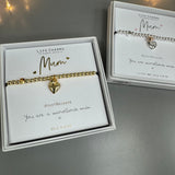 Life Charms the Thoughtful Jewellery Co.


Just Because Gold Plated Bracelet Collection;
Charm - Puffed hearts
Quote - Mum&nbsp; &nbsp;You are a marvellous mum&nbsp;x