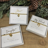 Life Charm Gold Plated Bracelet - ‘Mum’