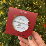 Life Charms the Thoughtful Jewellery Co.


Just Because Silver plated Christmas Bracelet Collection;
Charm - sparkling silver star
Quote - For my lovely Granddaughter