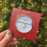 Life Charm Christmas Silver Bracelet - ‘Beautiful Friend'