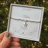 Life Charm Christmas Silver Bracelet - ‘Beautiful Friend'