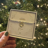Life Charms the Thoughtful Jewellery Co.


Just Because Silver plated Christmas Bracelet Collection;
Charm -&nbsp;gold open heart
Quote - For my amazing Mum