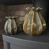 Olive Poppy Seed Vases | 2 Sizes