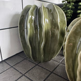 Olive Pod Ribbed Vases | 2 Sizes