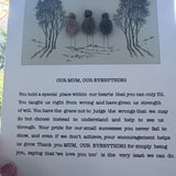 Framed Pebble Script Art - Our Mum, Our Everything