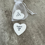 Small Ceramic Heart - Pocket Hug