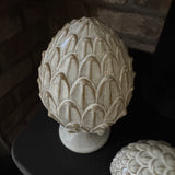 White Artichoke Ornament