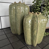 Green Seeded Pod Vases - 2 sizes