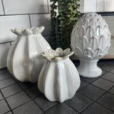 White Poppy Seed Vases | 2 Sizes