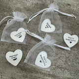 Small Ceramic Heart - Pocket Hug