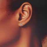 Message in a Bottle Star Earrings - 'Friendship is like a star that twinkles and glows'