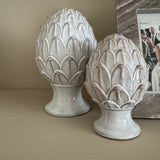 Neutral Distressed Glazed Artichoke Ornament
Available in two sizes - Small 13cm &amp; Large 19.6cm