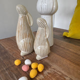 Ribbed Standing Bunnies - 2 sizes