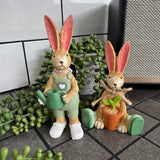 Standing Gardening Ruth Rabbit Wearing Crocs