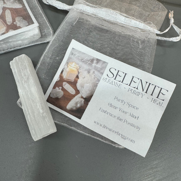 Bag of Crystal - Selenite Stick