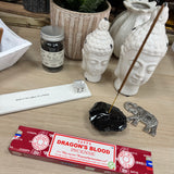 Satya most famous incense brands in the world - Hand rolled in India
15g Box of Satya of Incense Sticks
Approx 20cm in length and 10-12 sticks per box
Fragrance - Dragon's Blood
