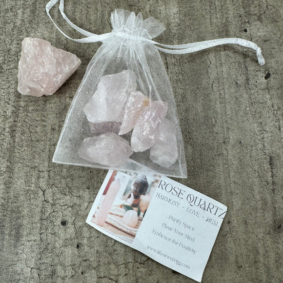 Bag of Crystal - Rose Quartz
