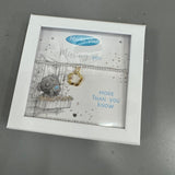Life Charms the Thoughtful Jewellery Co.
'Me to You' Limited Edition Range - Bracelet Collection;


Quote on the Card - 'Missing you more than you know'
Silver beaded Bracelet &amp; Gold outline flower charm
Illustration - Adorable Me to You' Bear looking out of an open window with flower box..