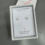Life Charms the Thoughtful Jewellery Co.
Silver plated stud hypoallergenic Earrings collection;
Dainty CZ Diamond Heart Stud&nbsp;
