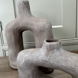Brown/Grey Natural Textured Wide &amp; Tall Sculptured Vases
Available in 2 sizes - Wide H17cm &amp; Tall H30.5cm&nbsp;